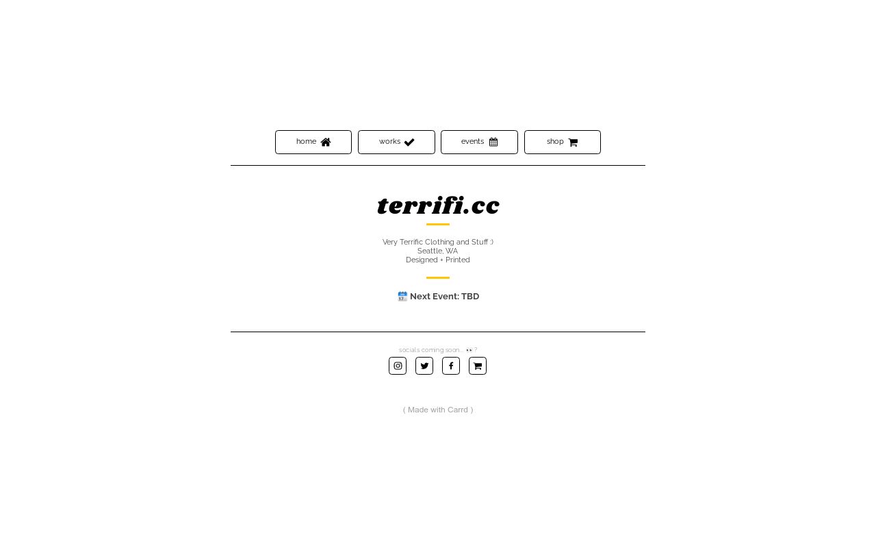 Carrd profile picture for @terrific